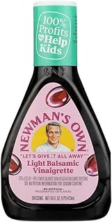 Newman's Own Light Balsamic Dressing, 16 oz, 2 pk