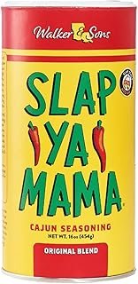 SLAP YA MAMA Cajun Seasoning from Louisiana, Original Blend, No MSG and Kosher, 1 Pound (Pack of 3)