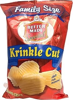 Better Made Family Size krinkle cut potato chips 9-ounce bag