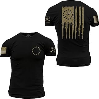 Grunt Style Betsy Rifle Flag Men's T-Shirt