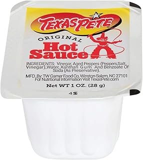 Texas Pete Original Hot Sauce, 1 Ounce - 150 per case.