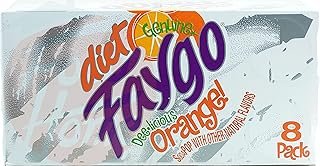 Faygo diet Orange! flavor soda pop, 12-fluid ounce cans, 8-pack fridge box (1)