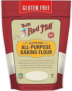 Bob's Red Mill Resealable Gluten Free All Purpose Baking Flour, 22 Ounce (Pack of 2)