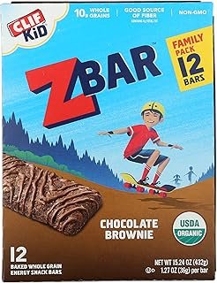 Clif, Bar Z Chocolate Brownie Organic 12 Count, 15.24 Ounce