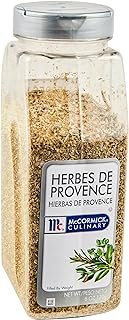 McCormick Culinary Herbes de Provence, 6 oz - One 6 Ounce Container of Herbes de Provence Seasoning, Blend of Rosemary, Thyme, Sage, Lavender and More