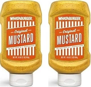Whataburger Original Mustard - 16 Oz., (Pack of 2)