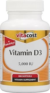 Vitacost Vitamin D3 -- 5,000 IU - 200 Softgels
