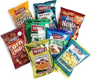 HERR'S 8-Flavor Variety Snack Pack (45.75 Total Ounces), Assorted Bags (Pack of 42)