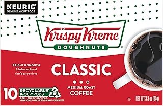 Krispy Kreme Doughnuts, Light Roast Coffee, 3.3 Ounce
