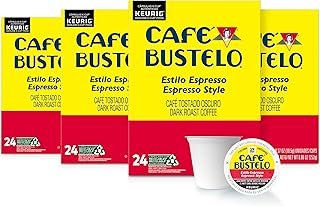 Café Bustelo Espresso Style Dark Roast Coffee, 96 Keurig K-Cup Pods