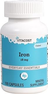 Vitacost Iron - 18 mg - 100 Capsules