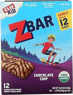 Clif, Bar Z Chocolate Chip Organic 12 Count, 15.24 Ounce