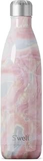 S'well Stainless Steel Water Bottle, 25oz, Geode Rose, Triple Layered Vacuum Insulated Containers Keeps Drinks Cold for 48 Hours and Hot for 24, BPA Free, Perfect for On the Go