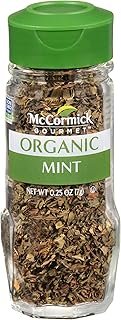 McCormick Gourmet Organic Mint, 0.25 Oz
