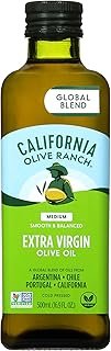 California Olive Ranch Global Blend Medium Extra Virgin Olive Oil, 16.9 fl oz (Pack of 2)