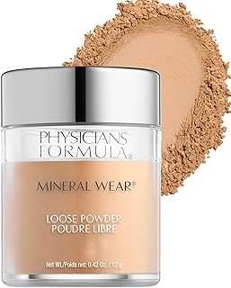 Physicians Formula Mineral Wear Talc-Free Loose Powder Medium Beige, Dermatologist Tested, Clinicially Tested