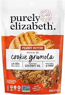 Purely Elizabeth Cookie Granola, Peanut Butter, Gluten-Free, Non-GMO (11oz Bag)