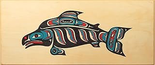 Alaska Smokehouse Smoked Salmon Fillet in Wood Gift Box, Assorted Designs, 16 Oz