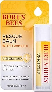 Burts Bees Lip Balm Rescue Unscented .15 Ounce - 10792850911038