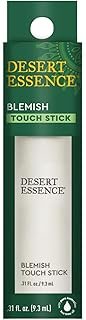 Desert Essence Herbal Blemish Touch Stick with Natural Extracts & Essential Oils - .31 Fl Ounce - Antiseptic Tea Tree Oil - Chamomile - Lavender - Palmarosa - Clear & Radiant Skin