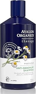 Avalon Organics Therapy Medicated Anti-Dandruff Shampoo for Soft, Flake-Free Hair, 14 Fluid Ounces