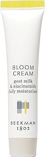 Beekman 1802 Bloom Cream Goat Milk Face Moisturizer, 15mL - Lightweight, Gentle, Deeply Hydrating & Nourishes Skin Barrier - All Skin Types - Cruelty Free - Packaging May Vary