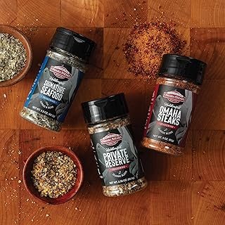 Seasoning Flight (1 jar Private Reserve Rub, 1 jar Signature Seafood Rub, 1 jar Omaha Steaks Seasoning)