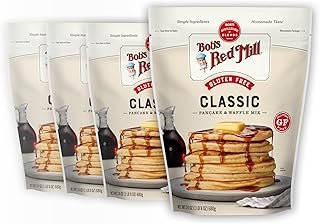 Bob's Red Mill Gluten Free Pancake Mix, 24oz (Pack of 4) - Whole Grain, Non-GMO, Kosher