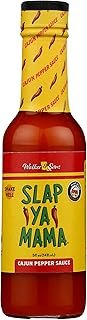 SLAP YA MAMA Louisiana Style Hot Sauce, Cajun Pepper Flavor, 5 Ounce Bottle, Pack of 1