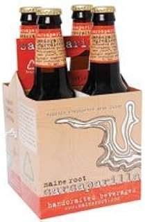 Maine Root Soda, Sarsaparilla 12 oz. 4-Count (Pack of 6)