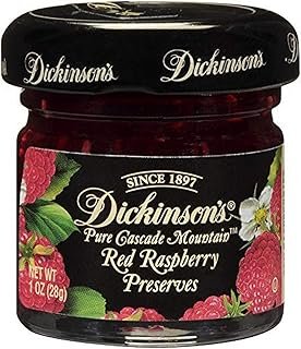 Dickinson's Pure Cascade Mountain Red Raspberry Preserves, 1 Ounce (Pack of 72)