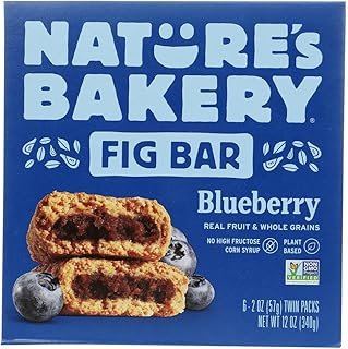 Nature's Bakery Blueberry Real Fruit, Whole Grain Fig Bar: 2 Pack - 12 ct. (24 oz.)