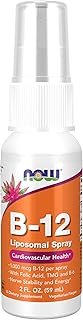 NOW Foods Supplements, Vitamin B-12 Liposomal Spray with Folic Acid, TMG and B-6, 2-Ounce