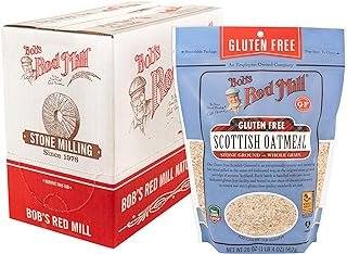 Bob's Red Mill Gluten Free Scottish Oatmeal, 20-ounce (Pack of 4)