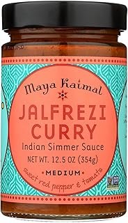 Maya Kaimal Jalfrezi Curry Medium Indian Simmer Sauce, 12.5 Ounce -- 6 per case.
