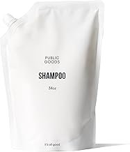 Public Goods Shampoo for Women & Men | Natural Gentle Shampoo to Cleanse & Nourish All Hair Types | Made with Organic Essential Oils | Sulfate & Paraben Free | Vegan | Made in Canada | 34 Fl Oz Refill