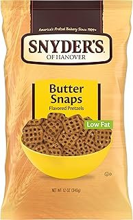 Snyder's of Hanover Butter Snaps Pretzels, 12 Oz Bag