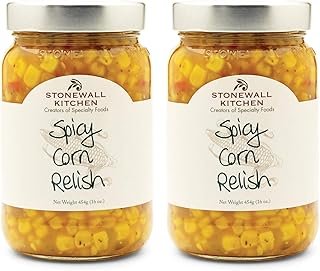 Stonewall Kitchen Spicy Corn Relish, 16 Ounces (Pack of 2)