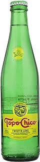 Topo Chico Sparkling Mineral Water, Twist of Lime, 12 FL Oz Bottles (Pack of 24)