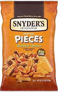 Snyder's of Hanover Cheddar Cheese Flavored Pretzel Pieces, 11.25 Oz