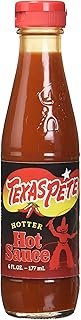 Texas Pete Hotter Hot Sauce, 6 Ounce (4 Bottles)