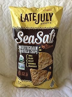 Late July Snacks Multigrain Tortilla Chips, Sea Salt, 28 oz