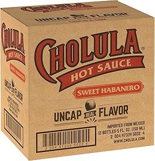 Cholula Sweet Habnero Hot Sauce, 5 fl oz (Pack of 12)
