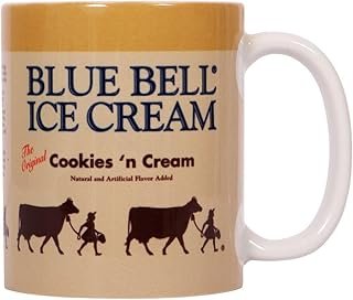 Blue Bell Ice Cream Stoneware Mug (Cookies 'n Cream)