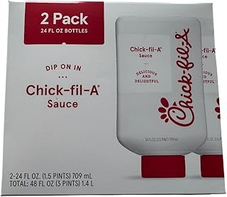 Chick-Fil-A Sauce, 24 FL OZ Bottles, 2 Pack, 48 FL OZ Total