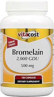 Vitacost Bromelain 2,000 GDU -- 500 mg - 120 Capsules