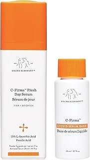 Drunk Elephant C-Firma Fresh Day Serum - 28 ml/.94 fl oz - 15% Illuminating Vitamin C - Clean Clinical Skincare - Cruelty-Free - Dermatologist-Tested - Free of Essential Oils, Silicones, and Fragrance