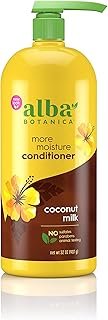 Alba Botanica Conditioner, More Moisture Coconut Milk, 32 oz. (Packaging May Vary)
