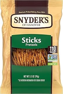 Snyder's of Hanover Pretzel Sticks, 3.5 Ounce (Pack of 8)