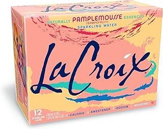 La Croix Sparkling Water, Grapefruit, 12 Fl Oz (Pack of 12)